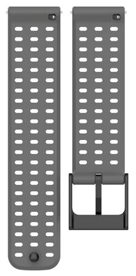 Silicone strap Ricardo 22mm (pro Suunto 9 Peak, Race, Vertical), Grey, Quick Release