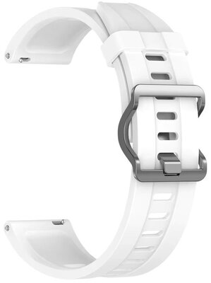 Silicone strap Ricardo 22mm (for Xiaomi), white V1, Quick Release