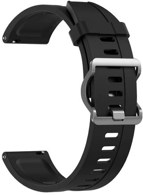 Silicone strap Ricardo 22mm (for Xiaomi), black V1, Quick Release