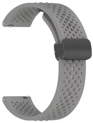 Silicone strap Ricardo 22mm (for Xiaomi), grey V2, Quick Release