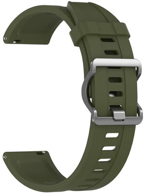 Silicone strap Ricardo 22mm (for Xiaomi), green, Quick Release