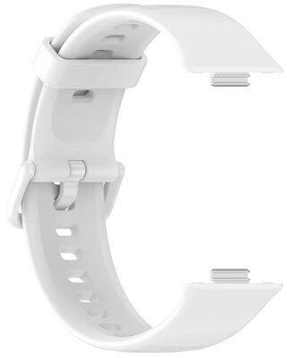 Silicone strap Ricardo (for Huawei Watch Fit 3, 4, 4 Pro), white V1
