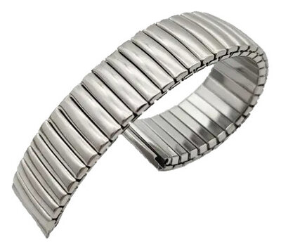 Steel bracelet Ricardo Syracuse, silver V1, flexible