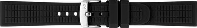Silicone strap Morellato Tanaro 6085187.019 M, black, Quick Release