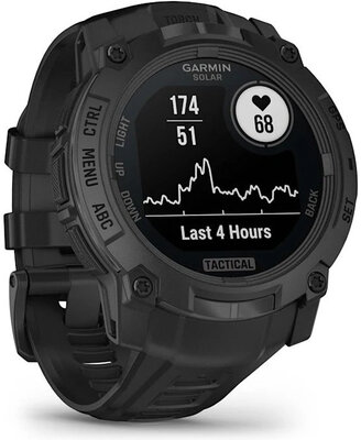 Garmin Instinct 3 SOLAR 50mm, Tactical Edition, Black