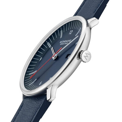 Mondaine Doppio Quartz MLE.41240.LQV.SET (+ náhradní řemínek)