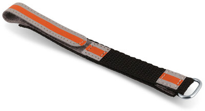 Plastic strap JVD JVDRJ7193.4, 17mm, orange, children's