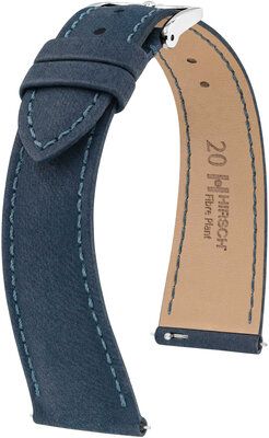 Natural strap Hirsch Fibre Plant M 04299180-2, blue, natural fibres, length M, Quick Release Limited Edition