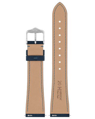 Natural strap Hirsch Fibre Plant M 04299180-2, blue, natural fibers, length M, Quick Release Limited Edition