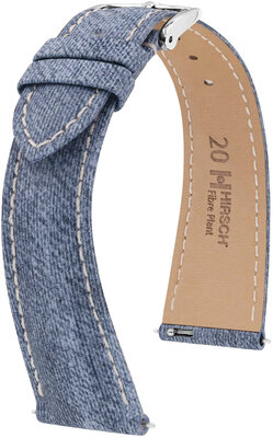 Natural strap Hirsch Fibre Plant M 04299182-2, blue, natural fibres, length M, Quick Release Limited Edition