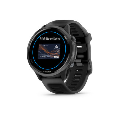 Garmin Forerunner 570 (47mm), Slate Gray, Translucent Black