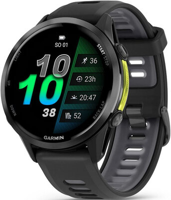 Garmin Forerunner 970 Carbon Grey DLC, Black