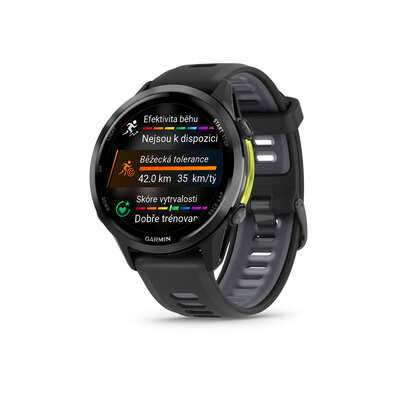 Garmin Forerunner 970 Carbon Grey DLC, Black