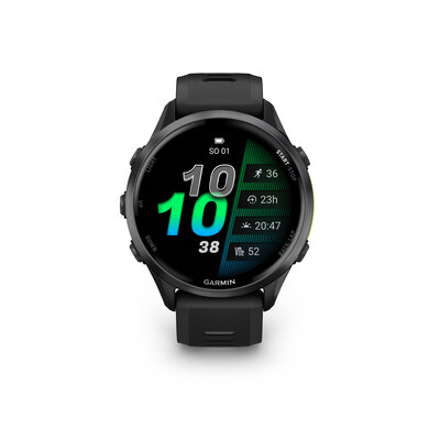 Garmin Forerunner 970 Carbon Grey DLC, Black