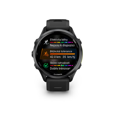 Garmin Forerunner 970 Carbon Grey DLC, Black