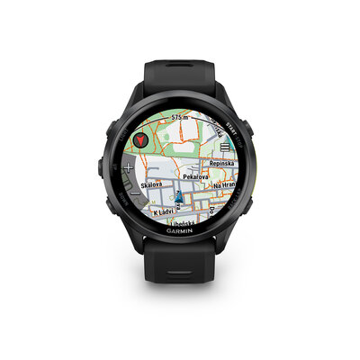 Garmin Forerunner 970 Carbon Grey DLC, Black
