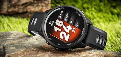 Garmin Forerunner 970 Carbon Grey DLC, Black