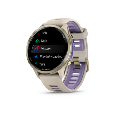 Garmin Forerunner 970, Soft Gold, French Grey, Indigo