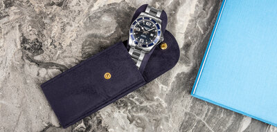 Watch case Ricardo Varese, blue