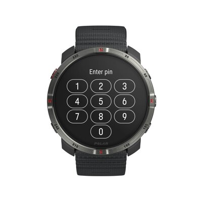 Polar Grit X2 Night Black, Size S-L