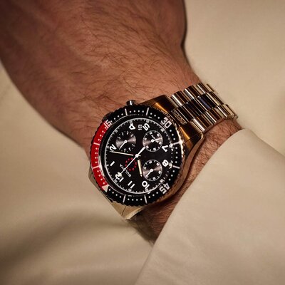 Bulova Marine Star Heritage Quartz 98B451 150th Anniversary Special Edition