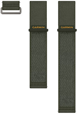 Nylonový řemínek Garmin 24mm (pro Garmin Venu X1), zelený, Quick Release, 010-13907-03