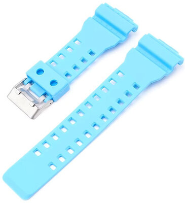 Ricardo 16mm plastic strap (for Casio G-Shock GA-100, GA-110, GD-120, GLS-100), blue V2