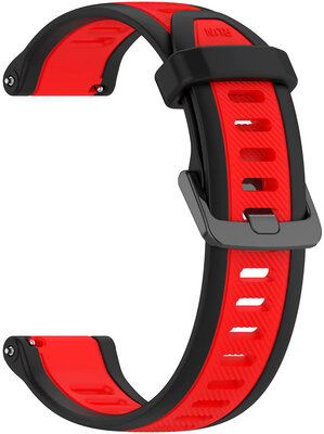 Silicone strap Ricardo 20mm (Garmin Venu, Venu Sq, Venu Sq 2, Venu 2 plus, etc.), red, Quick Release