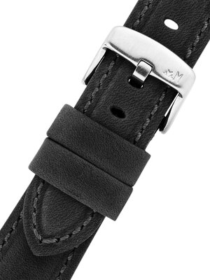 Leather strap Morellato Perugino 6121D71.019 M, black