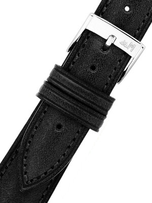 Leather strap Morellato Reggiani 6122E40.019 M, black