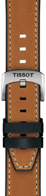 Leather strap Tissot T852.051.018 21mm, Brown