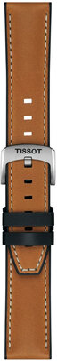 Leather strap Tissot T852.051.018 21mm, Brown
