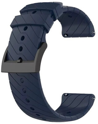 Silicone strap Ricardo 24mm (pro Suunto), Blue, Quick Release