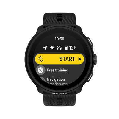 Suunto Run All Black (silicone strap) | Hodinky-365.com