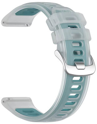 Silicone strap Ricardo 20mm (pro Garmin Forerunner 570 (42mm) aj.), Blue, Quick Release