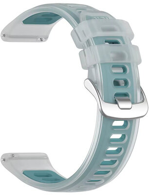 Silicone strap Ricardo 22mm (pro Garmin Forerunner 570 (47mm) aj.), Blue, Quick Release