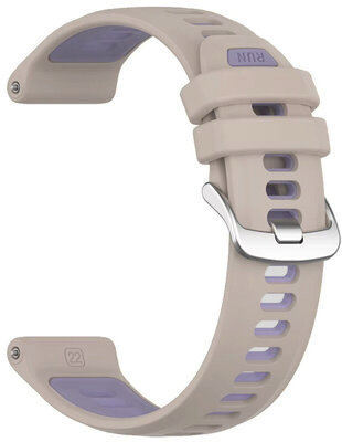 Silicone strap Ricardo 22mm (pro Garmin Forerunner 970 aj.), Beige V2, Quick Release