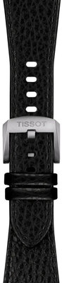 Leather strap Tissot T852.050.989 (for the model Tissot PRX 40mm), black, Quick Release
