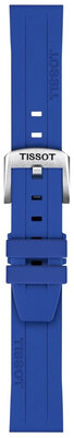 Silicone strap T852.051.023 18mm, Blue, Quick Release