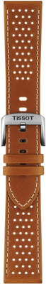 Leather strap Tissot T852.051.017 22mm, Brown, Quick Release