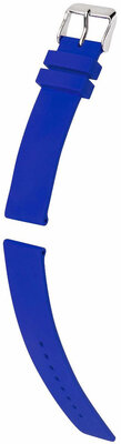 Silicone strap Hirsch Carneval 46398880-2, Blue