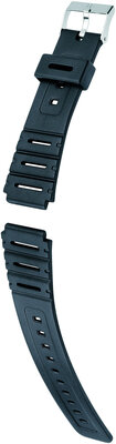 Silicone strap Hirsch Digital L 40408850-2, black, length L