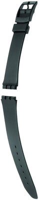 Silicone strap Hirsch Tim Lady 63149550-5, black