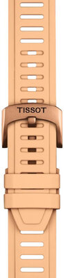 Silicone strap Tissot T852.050.298 21mm, Beige