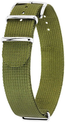 Textile strap Hirsch Rush Recycle XL 40536040-2, green, length XL