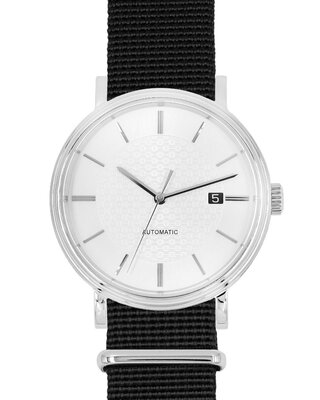 Textile strap Hirsch Rush Recycle XL 40536050-2, black, length XL