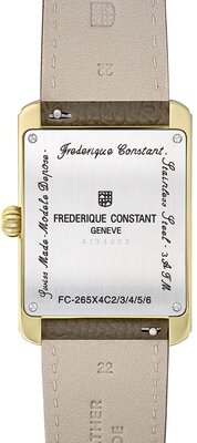 Frederique Constant Classics Carrée Quartz Calendar Moonphase FC-265S4C5