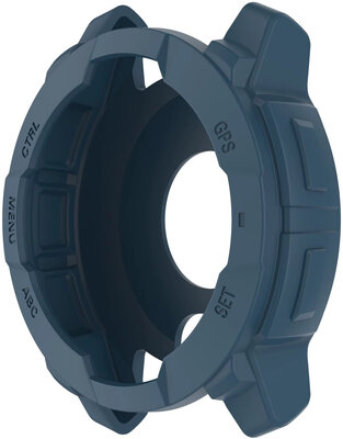 Protective cover (pro Garmin Instinct 3, 50mm), plastic, Blue