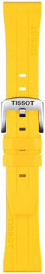 Silicone strap Tissot T852.050.994 20mm, Yellow, Quick Release