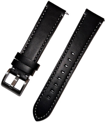 Leather strap Ricardo Imola, black V4, Quick Release